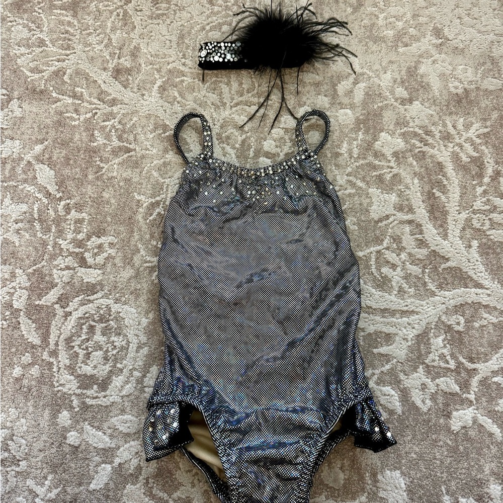 Girls custom jazz costume size 8